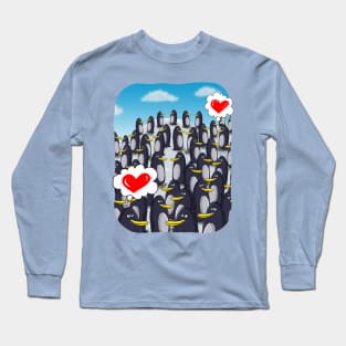 Penguin Love # 1. Long Sleeve T-Shirt